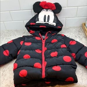Disney Black and Red Polka Dot Jacket